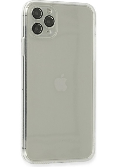 Cosmotex Newface Apple iPhone Uyumlu  11 Pro Max Kılıf Fly Lens Silikon - Şeffaf