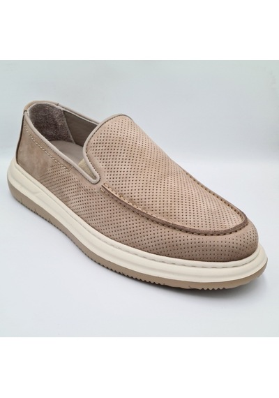 Greyder 64696 Vizon Nubuk Deri Erkek Casual Comfort Ayakkabı Vizon