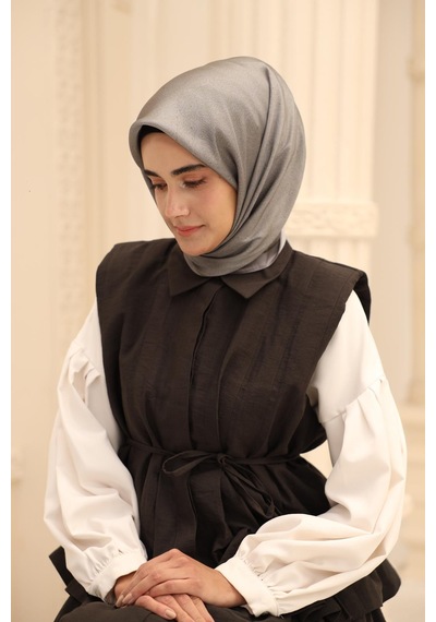 Silk Home Shiny Eşarp 75009-06 Gri, Yeşil