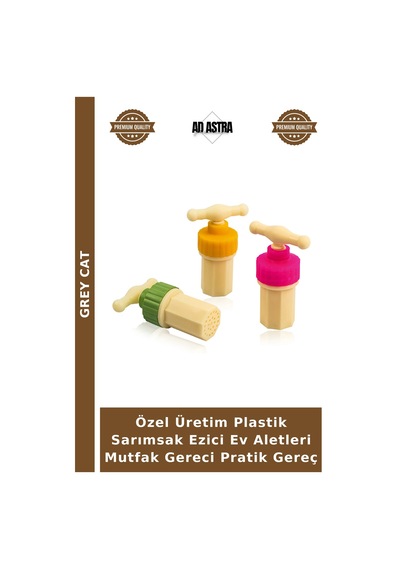 Özel Üretim Plastik Sarımsak Ezici Ev Aletleri Mutfak Gereci Pratik Gereç Çok Renkli