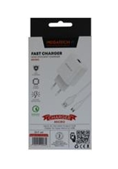 Megatech Cc01 Cc22-m3 2in1 5v-3.0 Ev Şarj+ Micro Kablo Hızlı Şarj