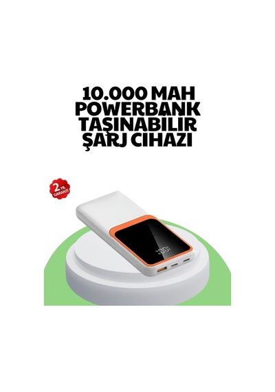 Buğz 10000 Mah Hızlı Şarj Destekli Powerbank Hafif, Kompakt Ve Güvenli