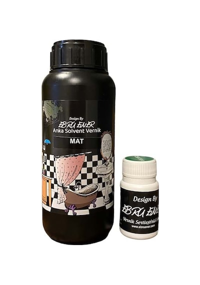 Ebru Ener Solvent Vernik 250 Gr.