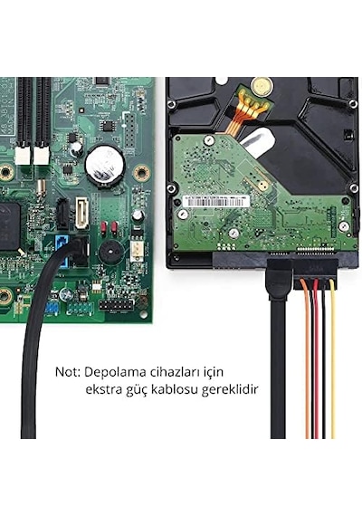 90 Derece Sata 3.0 Disk Kablosu 50 Cm