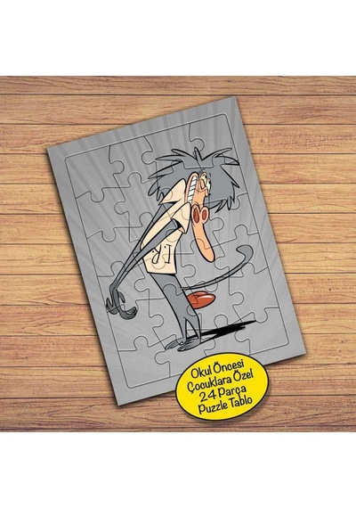 Utanan Baboon I Am Weasel 24 Parça Çocuklara Özel Yapboz Tablo-5