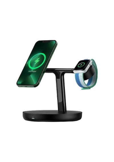 Baseus Swan 3 İn 1 20w Wireless Şarj Özellikli Stant