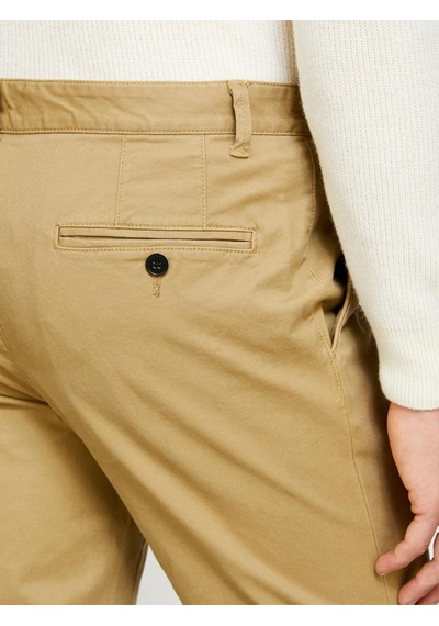 Sisley Esnek Slim Fit Chino Pantolon Erkek Bej Pantolon - 323a4jgcsf03e