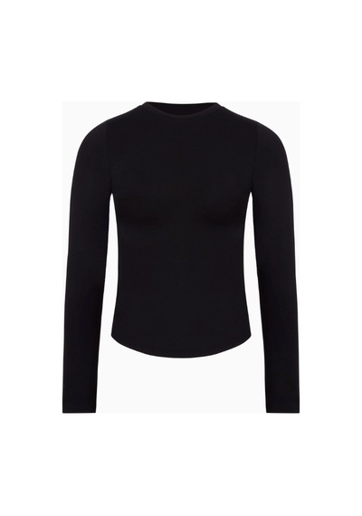 Because Of Alice Base Sculpting Long Sleeve Top Uzun Kollu Şekillendirici Kadın Üst Siyah