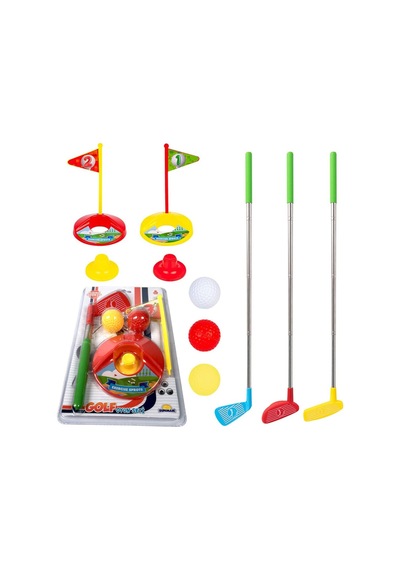 Minyatür Mini Golf Seti Çok Renkli