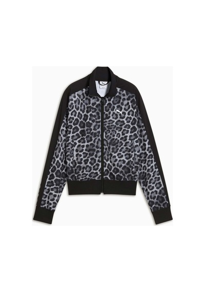 Puma T7 Leo Allover Print Kadın Ceket 632342-01 Çok Renkli