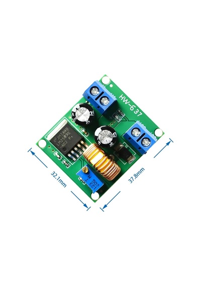 Lm2587 Ayarlı Voltaj Yükseltici Modül 40v 5a Step Up Boost