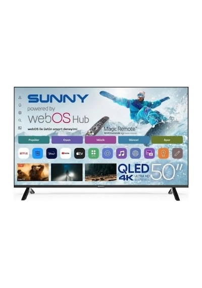 Sunny SN50QUPRL-W02M 4K Ultra HD 50" 127 Ekran Uydu Alıcılı Smart LED TV