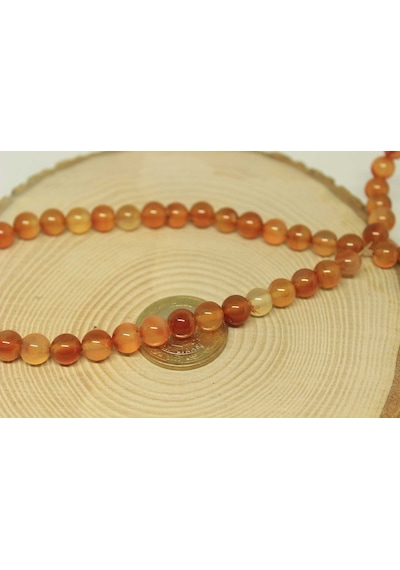 Akik Taşı 8mm/5 adet (24015-1)