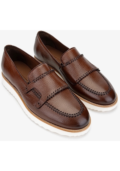 Valmenti Gireldo Erkek Taba Hakiki Deri Loafer Ayakkabı 477 70902 Erk Ayk Y24 Taba