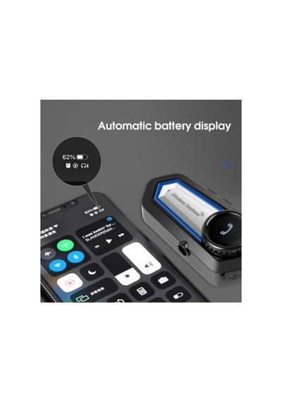 Vothoon Bt31 Kask Kulaklık Bluetooth 5.0 Motosiklet Interkom Su Geçirmez Kablosuz Kulaklık