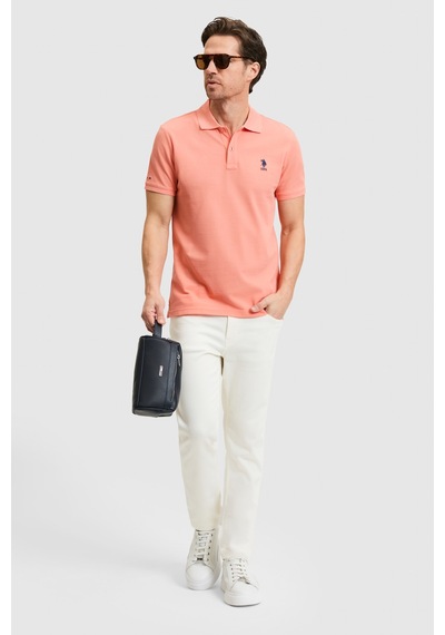 U.S. Polo Assn. U.s. Polo Assn. Erkek Mercan Tişört Basic 50322304-vr204 Coral