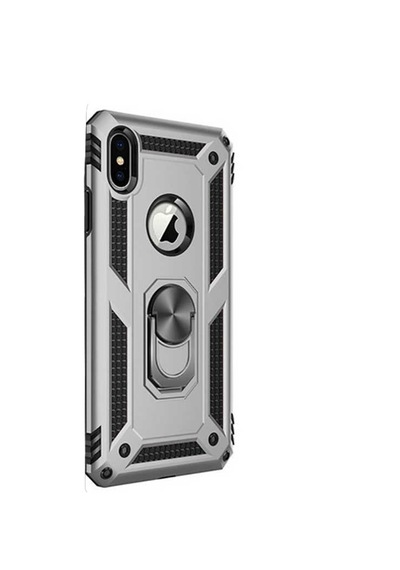 Apple Uyumlu iPhone XS Max Kılıf Vega Standlı Yüzüklü Mıknatıslı