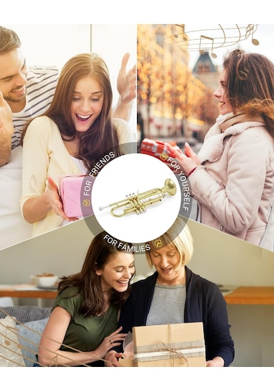 Eastar Etr-380 Standard Si Bemol Trompet Golden