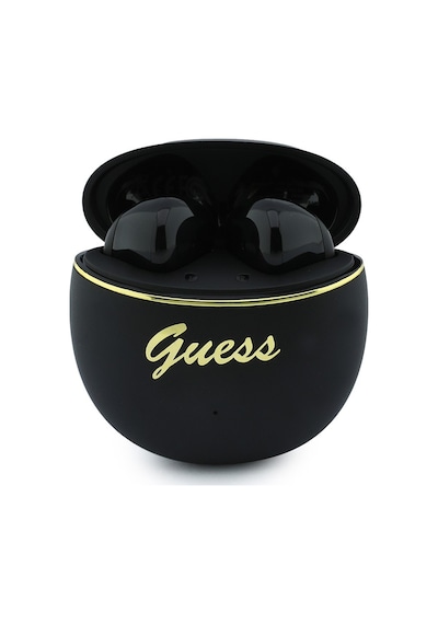 Guess Lisanslı 2 in 1 Set Script Logo Tasarımlı Bluetooth 6.0 Kulak İçi Kulaklık Ve Speaker Hoparlör