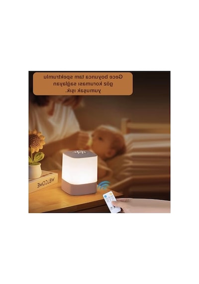 Şarjlı Led Gece Lambası, Modern Tasarım, Aydınlatma Ünitesi 10 Parça Siyah