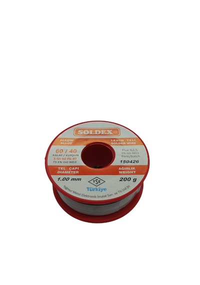 Soldex Lehim Teli 1 Mm 200 Gram