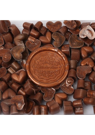 Mühür Mumu Eritme Kalp Boncuk Paket Model No: 515 BRONZ