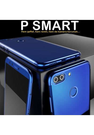 Huawei P Smart Renkli Seffaf Kamera Korumali Kaliteli Kilif 565671637
