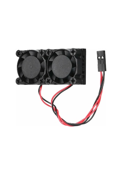 Raspberry Dual Fan Set Pi 4 3 B B+ 2 Adet 9mm Alüminyum Blok Çift Soğutma Fanı Isı Emici Dağıtıcı