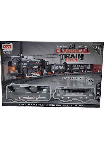 Ctoys Işıklı Sesli Hızlı Tren Seti 10 Parça