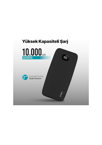 Ttec 2BB205S Chargeup Lcd 10.000 Mah Taşınabilir Powerbank