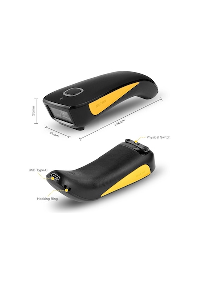 Netum 2d 1d qr Bluetooth Karekod Karekod Okuyucu