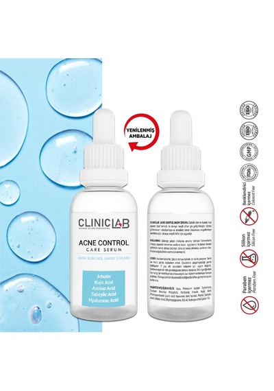 Cliniclab Akne Eğilimli Ciltler İçin Gözenek Sıkılaştırıcı Bakım Serumu 30 ML
