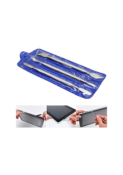 3 Adet Metal Spudger Çift Uçlu Açılan Pry Araçları, Dizüstü Bilgisayar, Tablet, İphone, İpad, Cep Telefonu Diğer Mobil Cihazlar İçin Profesyonel Kaldırıcı Açma Spudger