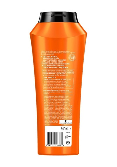 Gliss Sun Protect Güneşe Karşı Koruyucu Şampuan 3 x 500 ML