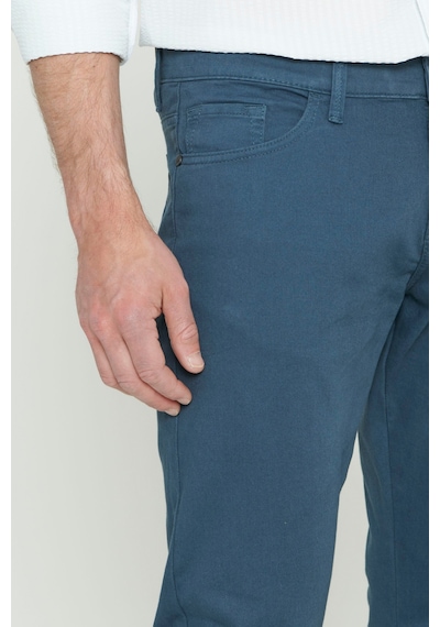 Ac&Co / Altınyıldız Classics Slim Fit Dar Kesim Pamuklu Esnek Chino Erkek Pantolon - Petrol