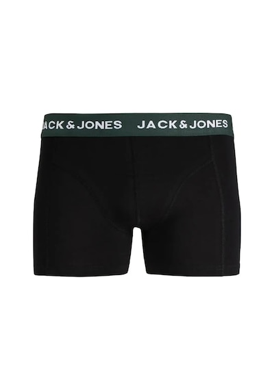 Jack & Jones 12304176 Jacgeo Solid Boxer 3 Lü Siyah