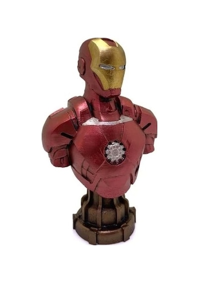 Iron Man Büst Büyük Boy Çok Renkli