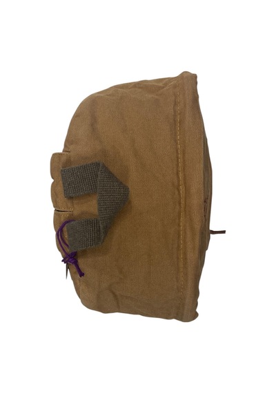 Old Cotton Cargo Kaliteli Tek Bölmeli Vintage Disayn Günlük Gezi Spor Okul Sırt Çantası Patchwork Komor 29x42cm Camel