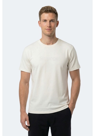 Slazenger Zuranıs Erkek Beyaz Tişört