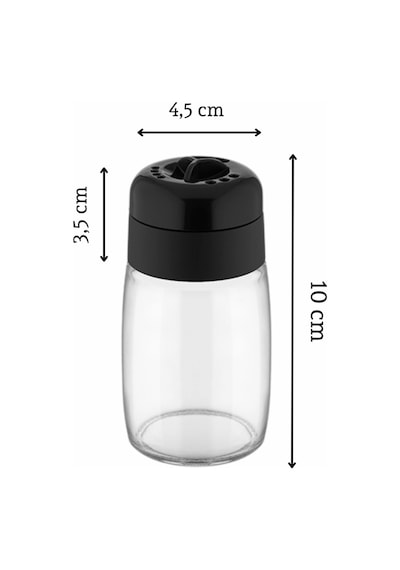Mithra Life 2 Adet 100 Ml Döner Kapaklı Cam Baharatlık Takımı Mıt1090 Karışık
