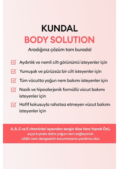 Nemlendirici Ve Besleyici Vücut Losyonu Kundal Honey & Macadamia Pure Body Lotion 500ml White Musk