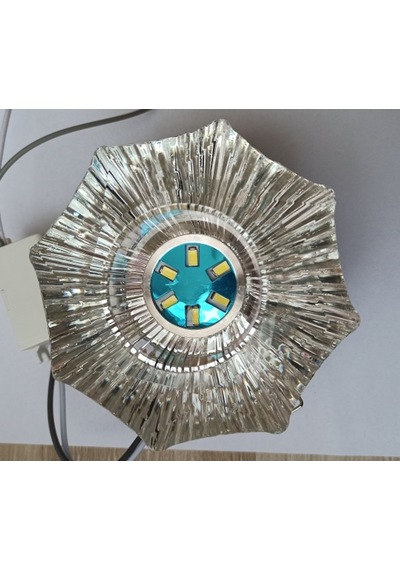 Atlantis Kristal Camlı Led Spot 3W -6500K- Beyaz Işık Ak-R2968