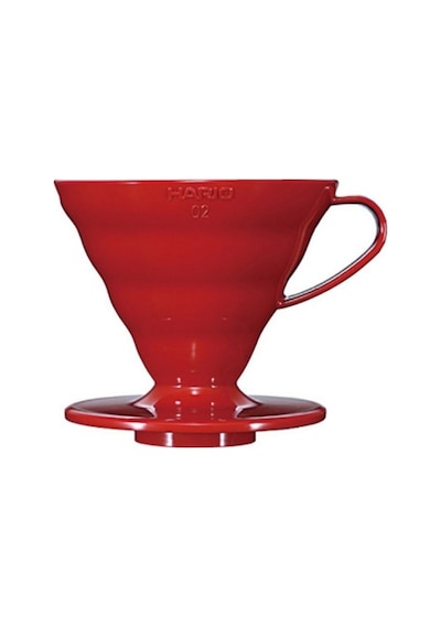Hario V60 02 Dripper Kırmızı Plastik