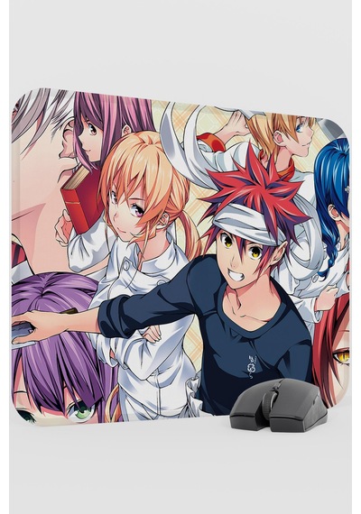 Food Wars Anime V1 - 48x40 Xl Gaming Kauçuk Kaymaz Taban Mouse Pad Fare Altlığı