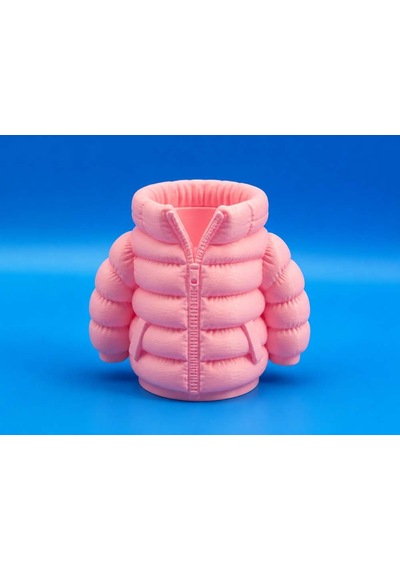 3d Baskı Şişme Mont Kalemlik - Masaüstü Organizer-pembe Diğer