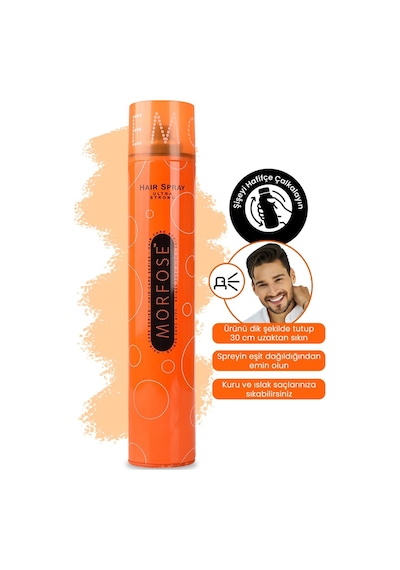 K-morfose Ultra Strong Saç Spreyi 400 Ml 2 Adet