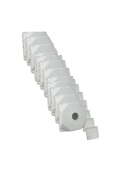J-Tech 10 Adet Kamera Montaj Buatı Rbox Buat Junction  Box Taban