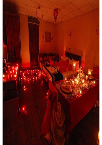 Kırmızı Kalpli Tealight Mum 50 Adet Kokusuz Kırmızı