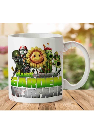 Plants-vs-zombies-garden-warfare-png-picture İki Tarafı Baskılı Kupa Bardak.jpg Çok Renkli