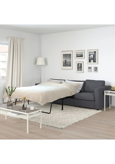 Ikea Gri Ferah Kanepe - 3'lü Yataklı Kanepe